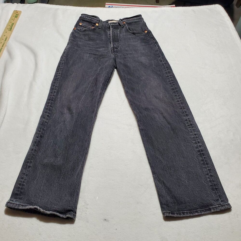 Levi's Women's Straight Leg Jeans - Dark Gray